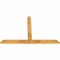 Ekena Millwork Portland Rough Sawn Timber Gable Bracket, Western Red Cedar, 60"W x 40"H x 2"D x 4"F, 16/12 Pitch GBW060X40X0204POR00RWR - alternate 3